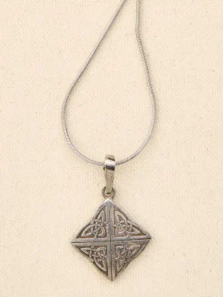 Pewter Celtic Knot Pendant Necklace