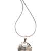 Pewter Serenity Pendant Necklace