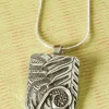 Pewter Woodland Pendant Necklace