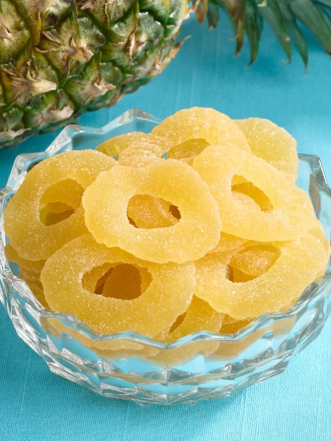 Pineapple Ring Gummies, 1.5 Pound Bag
