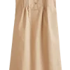 Pintuck Cotton Twill Jumper