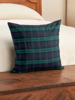 Plaid Flannel Throw Pillow Cover, In 2 Sizes