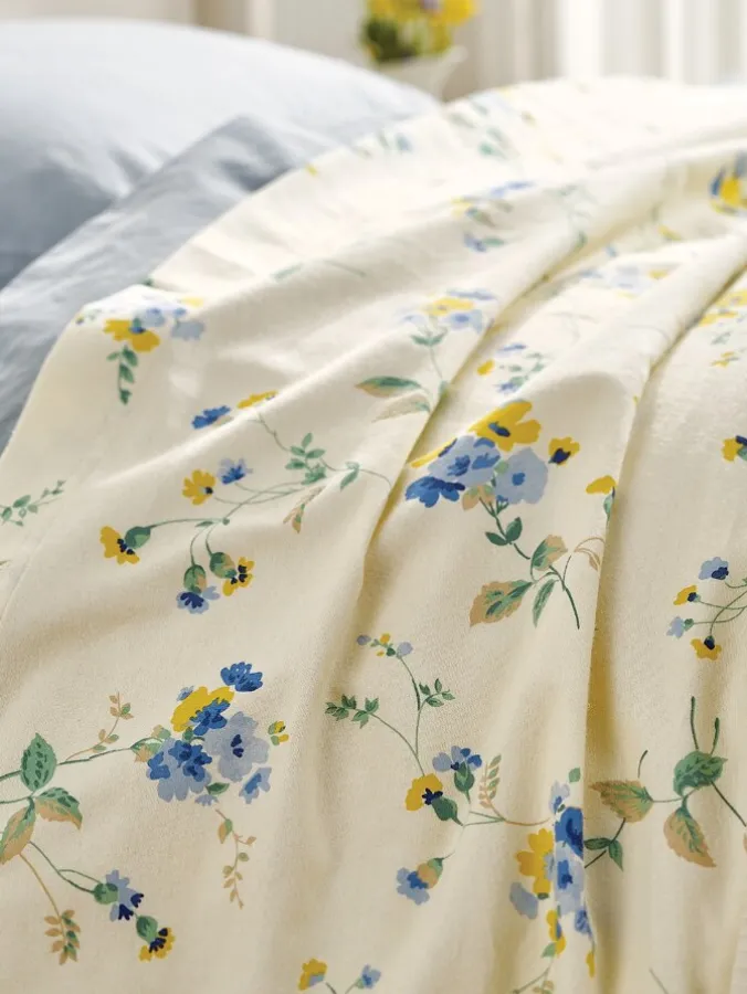 Portuguese Cotton Flannel Print Sheet-Blanket