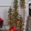 Pre-Lit Artificial Nordic Pine Christmas Tree, Set of 3