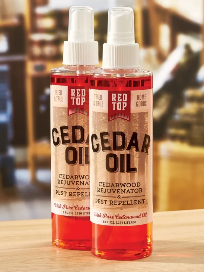 Red Top Cedar Oil, 2 Bottles