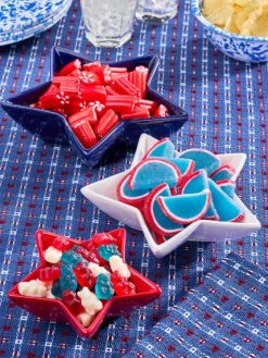 Red, White, and Blue Serving Bowl Set