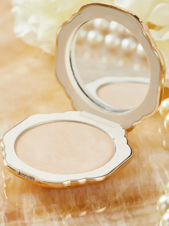 Refillable Setting Powder Makeup Compact