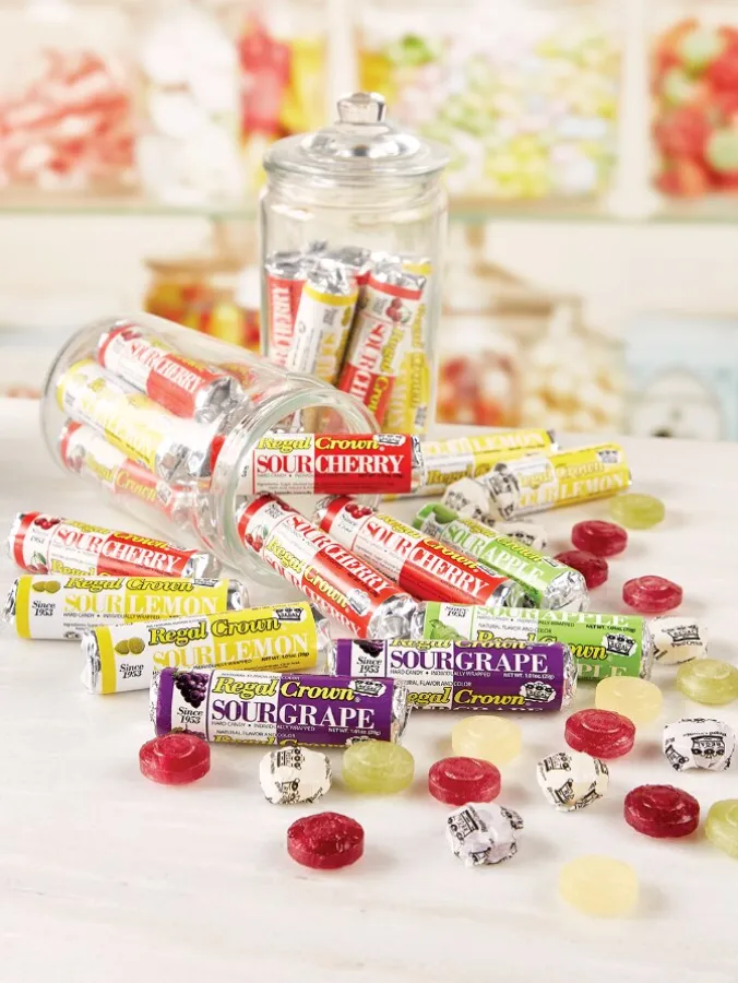 Regal Crown Hard Candy, 12 Rolls