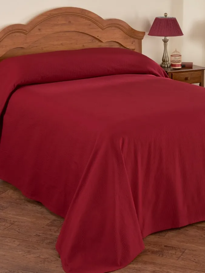Ribcord Cotton Bedspread