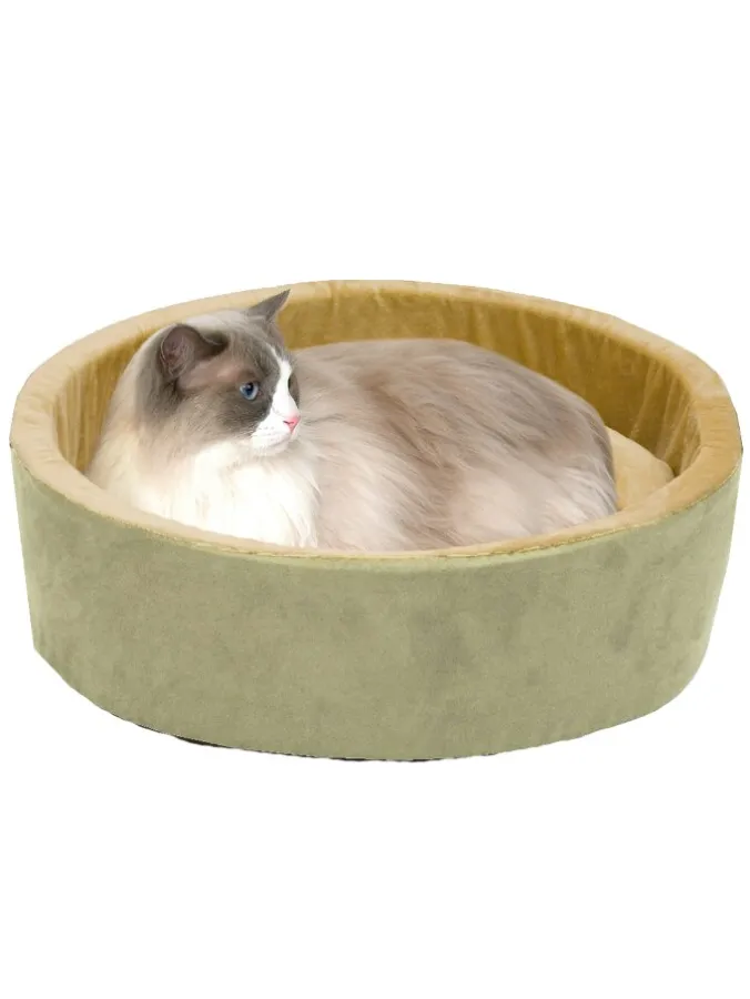 Round Thermo Heated Pet Bed