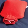 Rubber Hot Water Bottle With Fleece Cover
