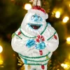 Rudolph's Bumble Blown-Glass Christmas Ornament