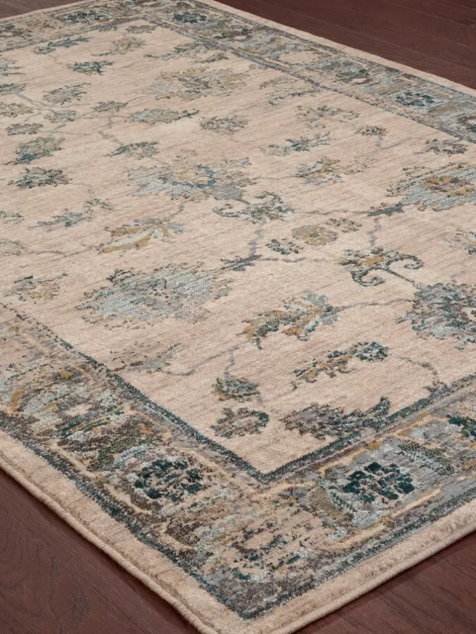 Sandgate Floral Rectangle Area Rug