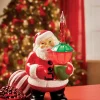 Santa Bubble-Light Figurine