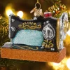 Sewing Machine Blown-Glass Christmas Ornament