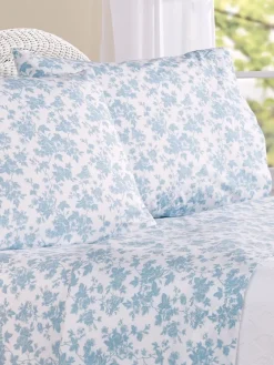 Shallow Pocket Clothesline Crisp® Cotton Percale Sheet Set