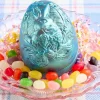Shimmery Milk Chocolate Easter Egg With Jelly Beans