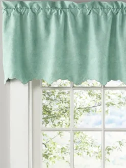 Simply Solid Rod Pocket Tailored Valance