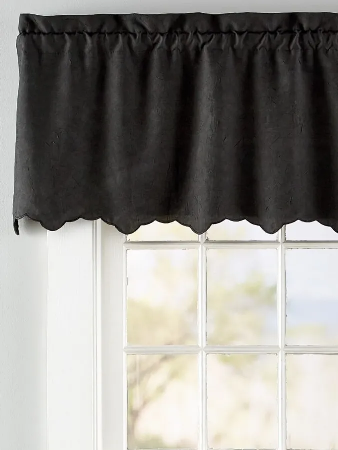 Simply Solid Rod Pocket Tailored Valance