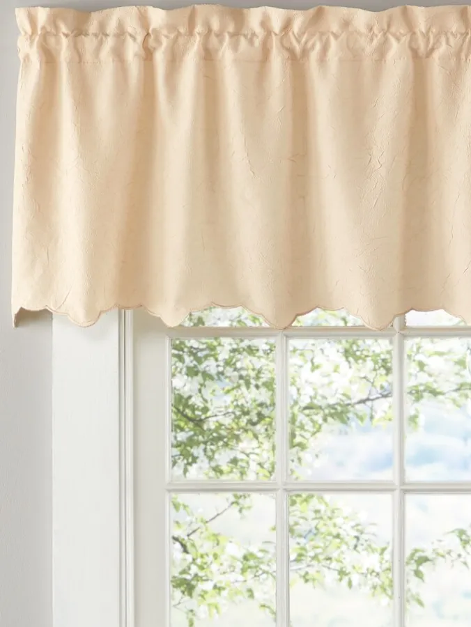 Simply Solid Rod Pocket Tailored Valance