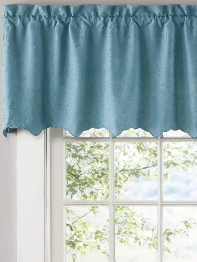 Simply Solid Rod Pocket Tailored Valance