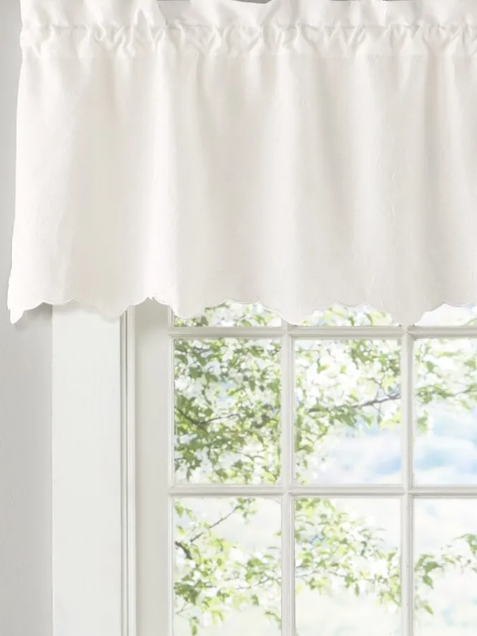 Simply Solid Rod Pocket Tailored Valance