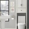 Slender Space-Saving Over-the-Toilet Cabinet