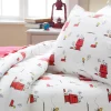 Snoopy and Woodstock Portuguese Flannel Sheet Set