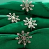 Snowflake Napkin Rings, Set of 4
