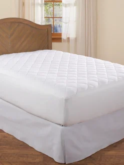 Soft Comfort Quilted Cotton Mattress Pad