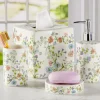 Soft Meadow Floral Ceramic Bath Accessories