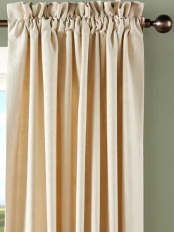 Soft Tweed Lined Rod Pocket Curtains by Country Curtains®