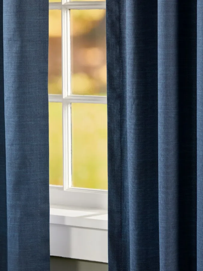 Solid Cotton Duck Pinch Pleat Curtains by Country Curtains®