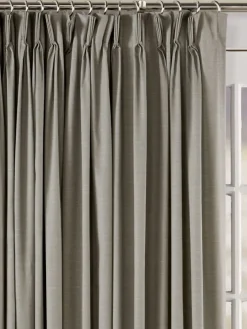 Solid Cotton Duck Pinch Pleat Patio Panel by Country Curtains®