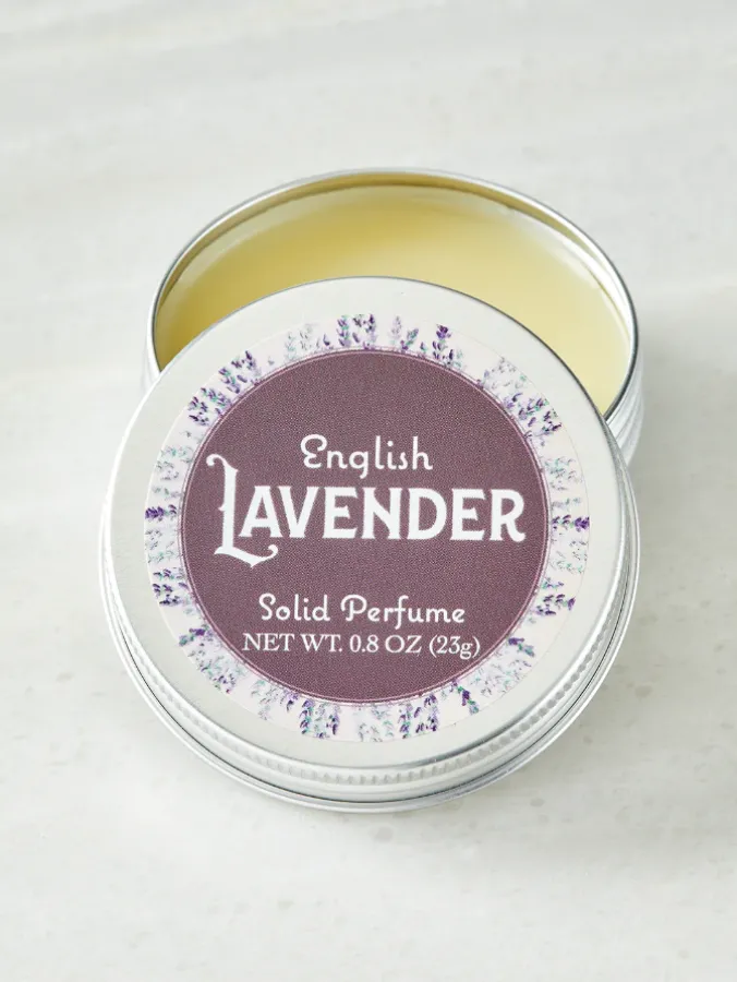 Solid Perfume Tin In 3 Scents, .8 Ounces Each