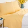 Solid Portuguese Cotton Percale Sheet Set