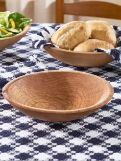 Solid Wood Artisan Bowl, In 4 Sizes