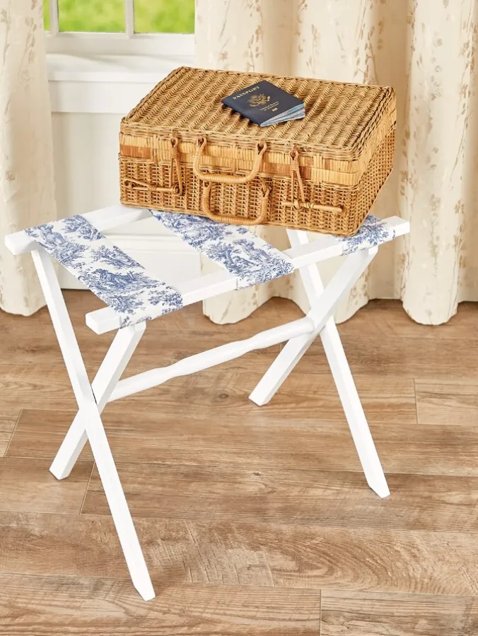 Solid Wood Luggage Rack