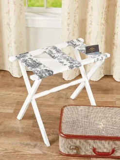 Solid Wood Luggage Rack