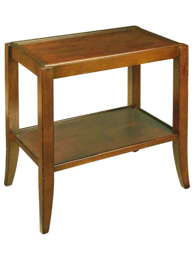 Solid Wood Rectangle End Table