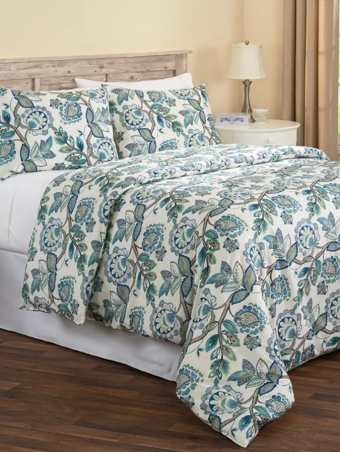 Somerset Garden Comforter and Pillow Sham Set