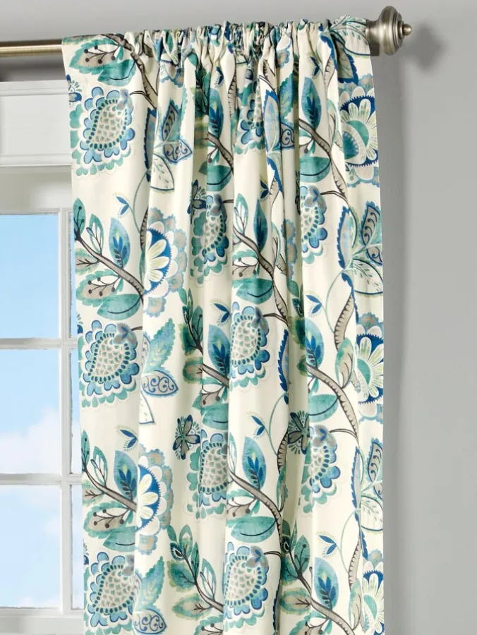 Somerset Garden Lined Rod Pocket Curtains