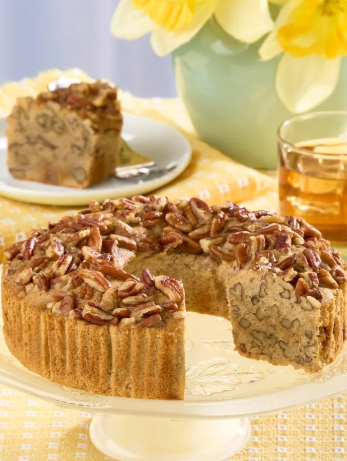 Southern Pecan Bourbon Cake