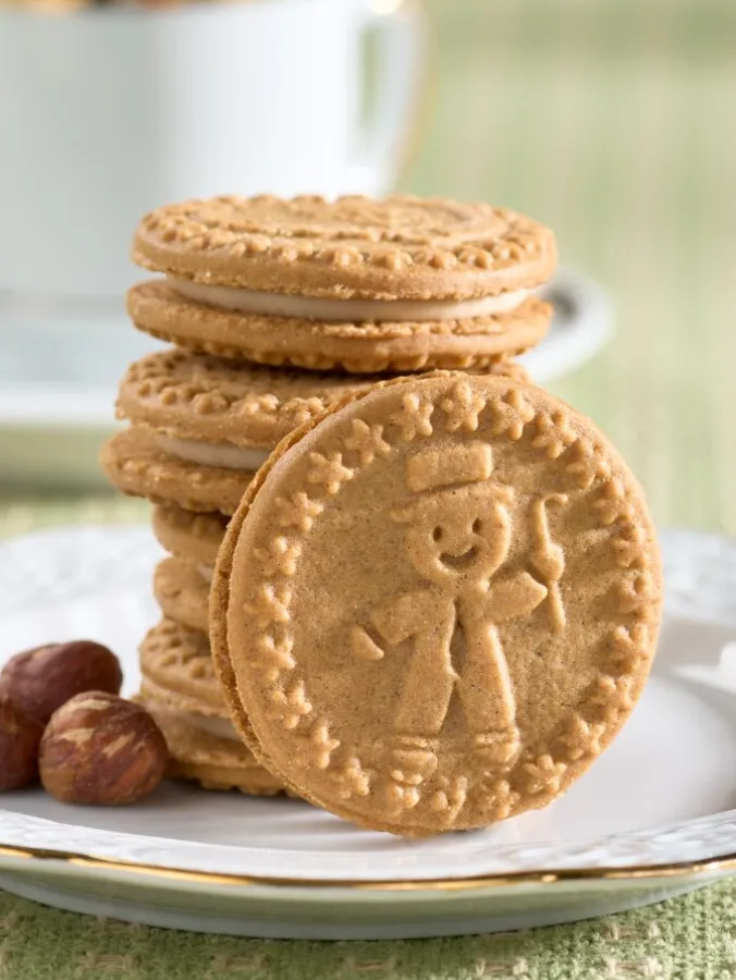 Spice Hazelnut or Almond Sandwich Cookies, 2 Boxes