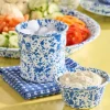 Splatterware Enamelware Dip Chiller, 2-Piece Set