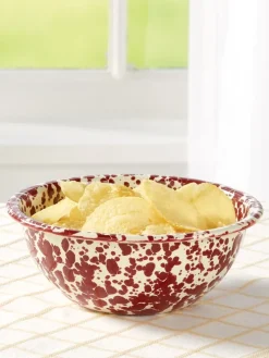 Splatterware Enamelware 20 Ounce Bowl