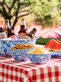 Splatterware Enamelware 20 Ounce Bowl