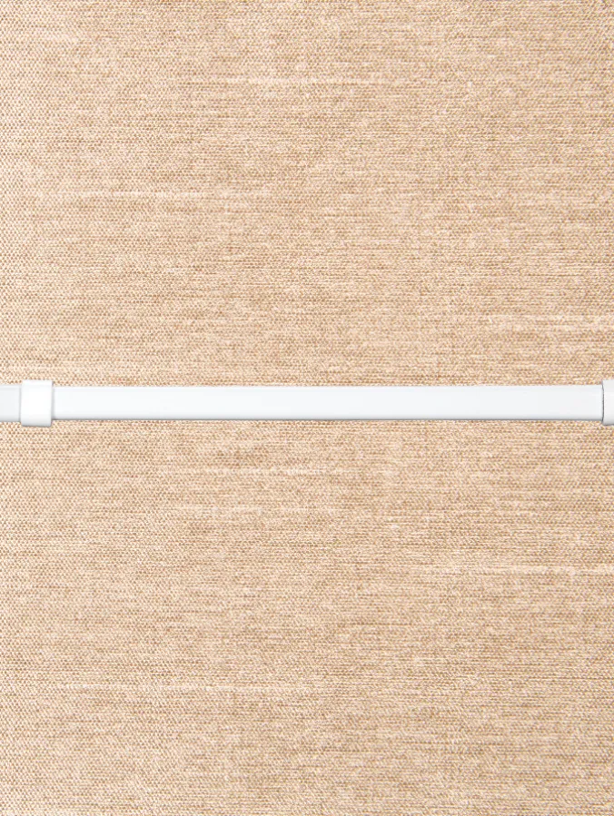 Spring Tension Flat Curtain Rod, 5/8 Inch