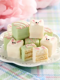 Springtime Celebrations Petit Fours, 12 Mini Layer Cakes