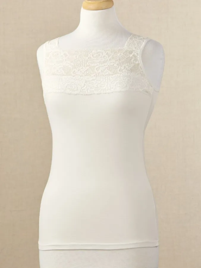 Square-Neck Lace Camisole
